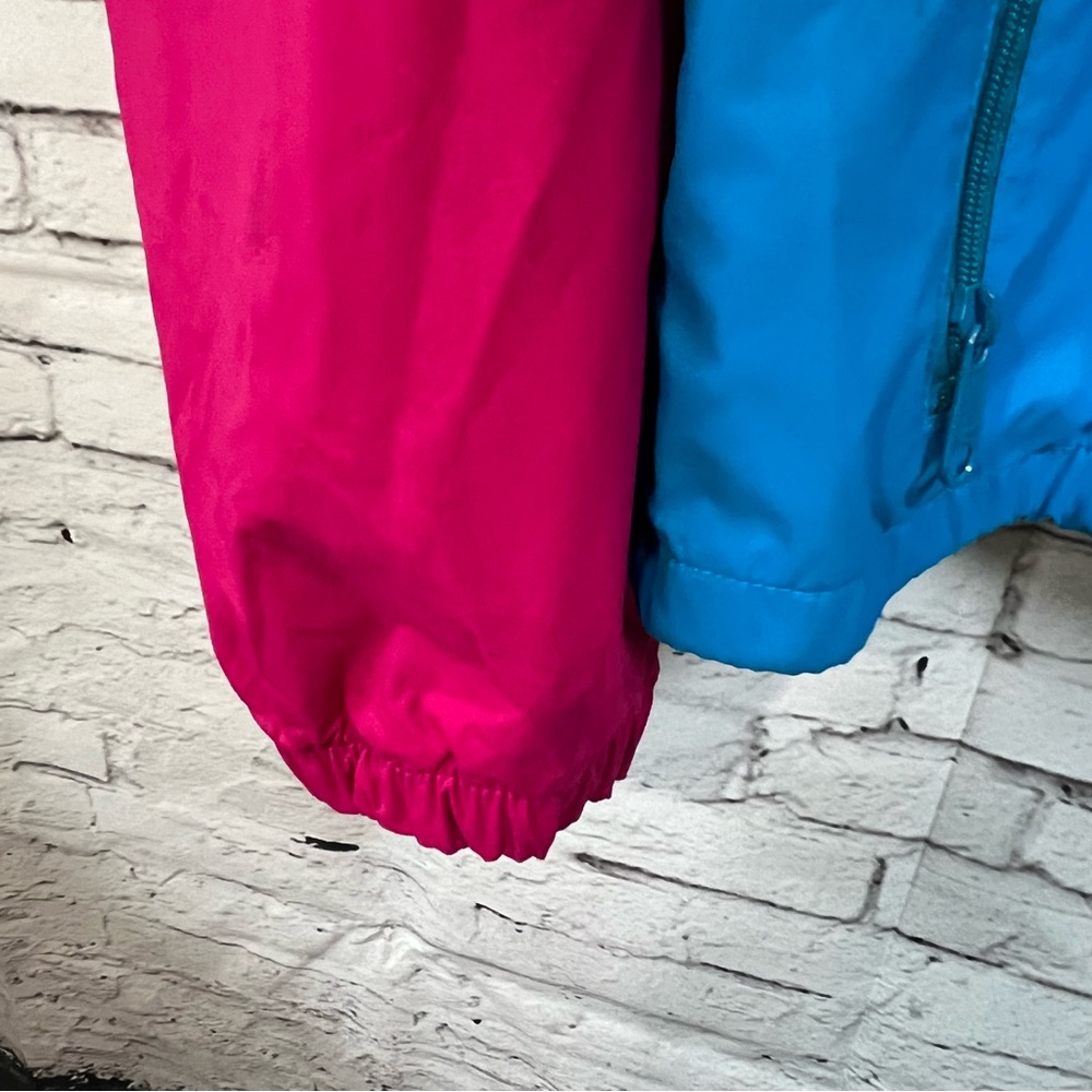 Vintage Helly Hansen HellyTech Colorblock Full Zip Jacket Women Medium Pink Blue - Picture 10 of 12